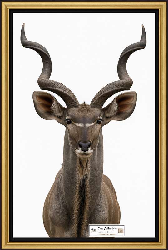 Kudu Front On View Digital Download Image For Printing and Framing