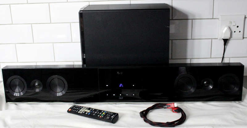 LG 3D Network Blu-Ray Soundbar BB5520A With Subwoofer Model SHX56D