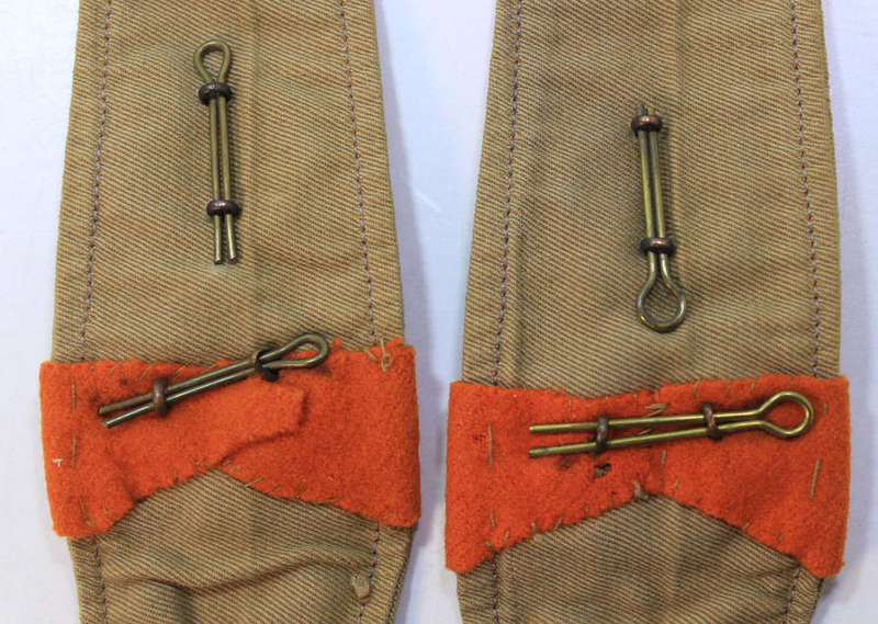 WW2 SAAF Lieutenant Colonel Shoulder Epaulette with Pips and Crown Badges
