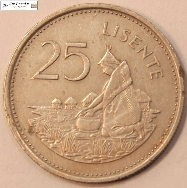 Lesotho 25 Lisente 1979 Coin Circulated