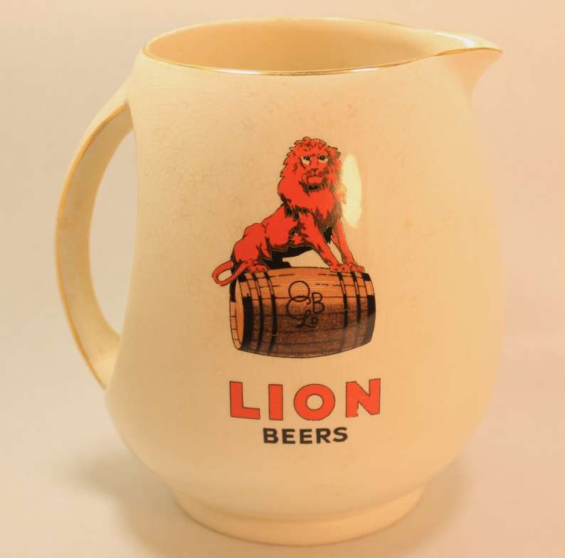 Lion Beers UK Water Jug.