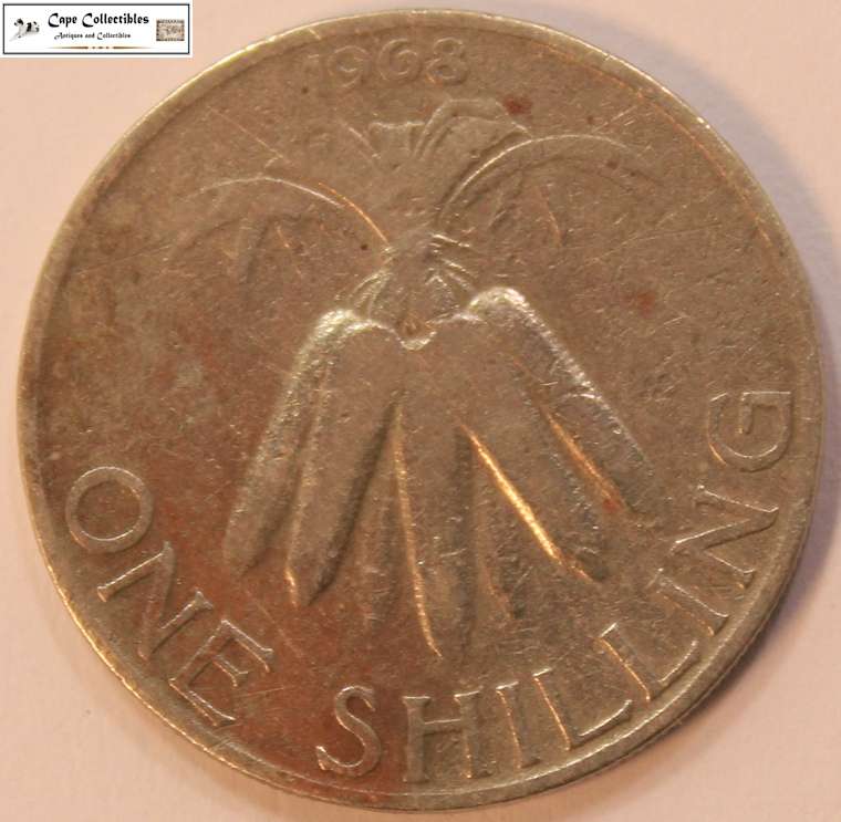 Malawi 1 Shilling 1968 Coin Circulated