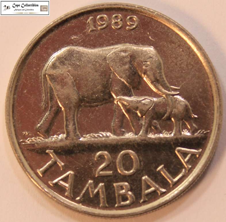 Malawi 20 Tambala 1989 Coin Circulated