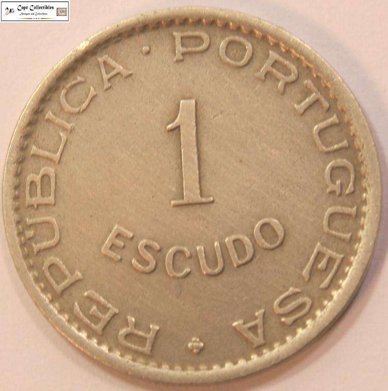 Mozambique 1 Escudo 1951 Coin Circulated