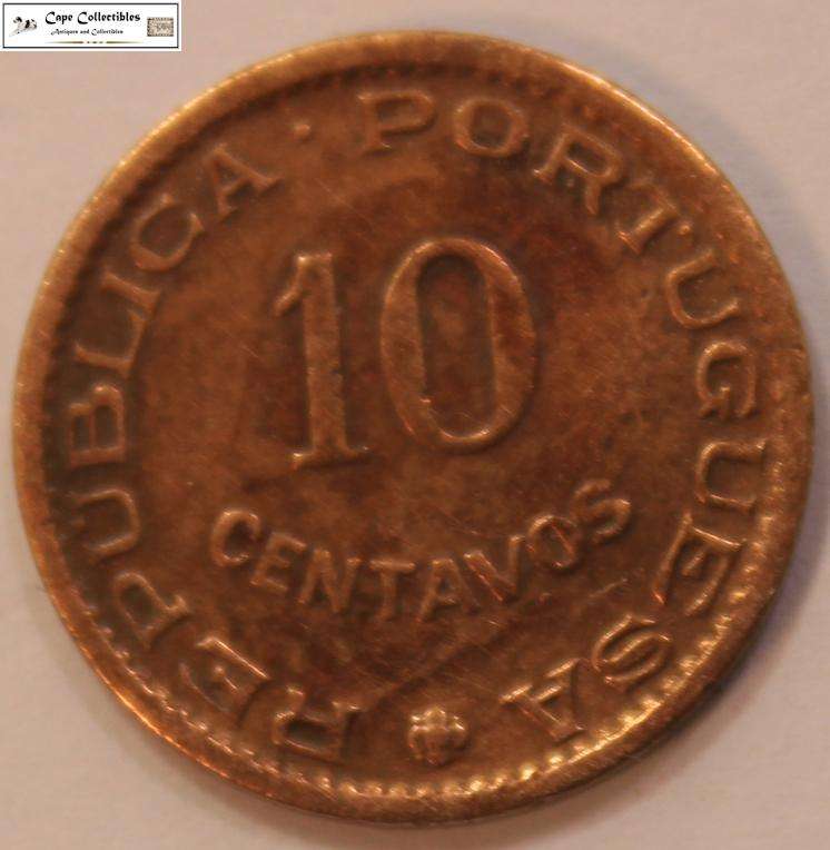 Mozambique 10 Centavos 1960 Coin Circulated