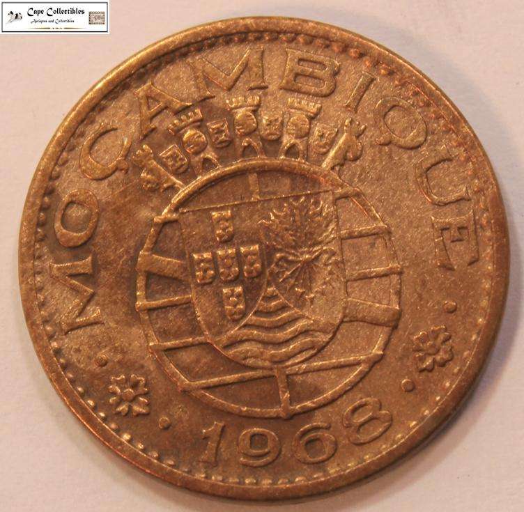 Mozambique 1 Escudo 1968 Coin Circulated