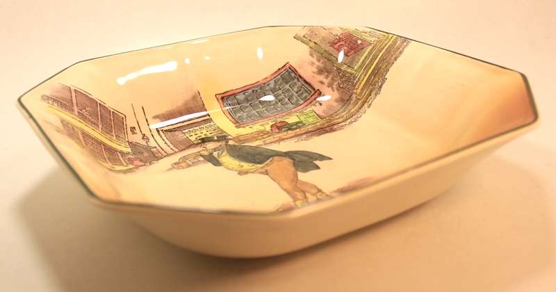 Vintage Royal Doulton Dickens Ware Series "Mr Pickwick" Bowl D6327