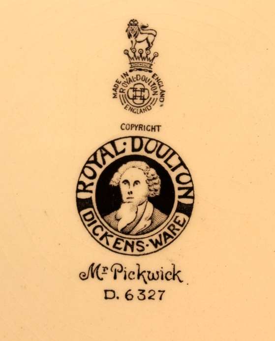 Vintage Royal Doulton Dickens Ware Series "Mr Pickwick" Bowl D6327