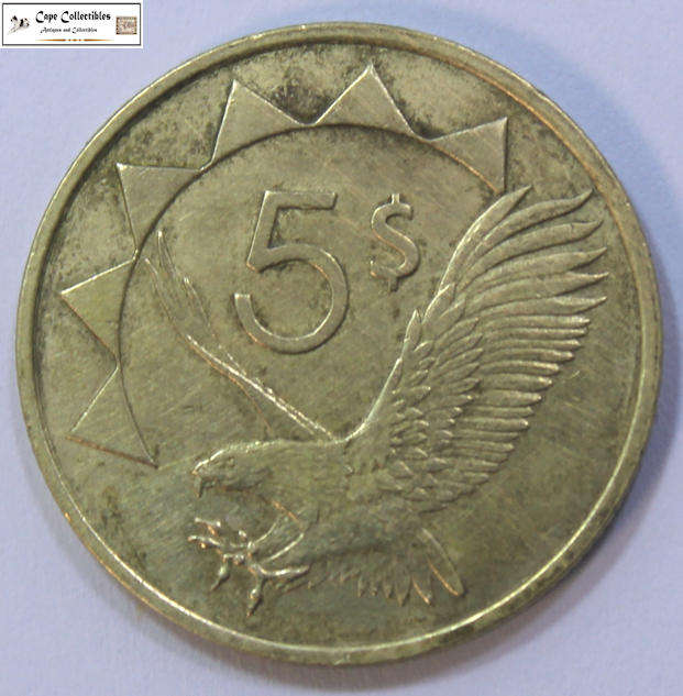 Namibia 5 Dollar 1993 Coin Circulated