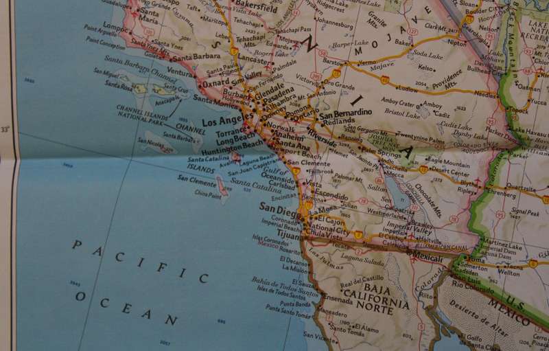 National Geographic Folded Map of The United States September 1982