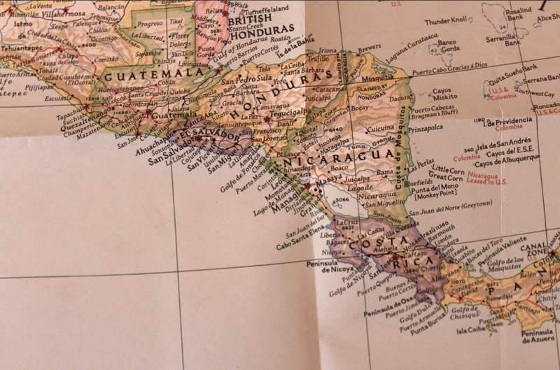 National Geographic Folded Map of Continental North America March 1952