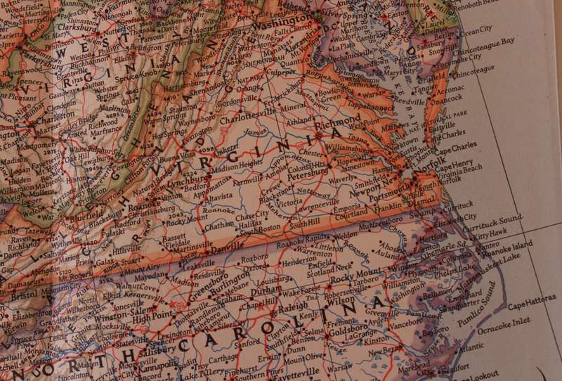 National Geographic Folded Map of The United States Of America June 1951