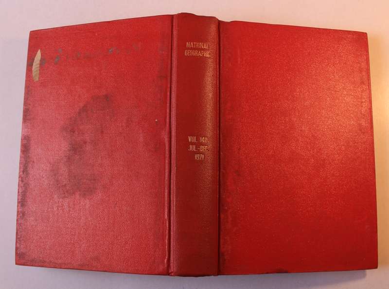 National Geographic Vol 140 July-Dec 1971 Hardcover Book