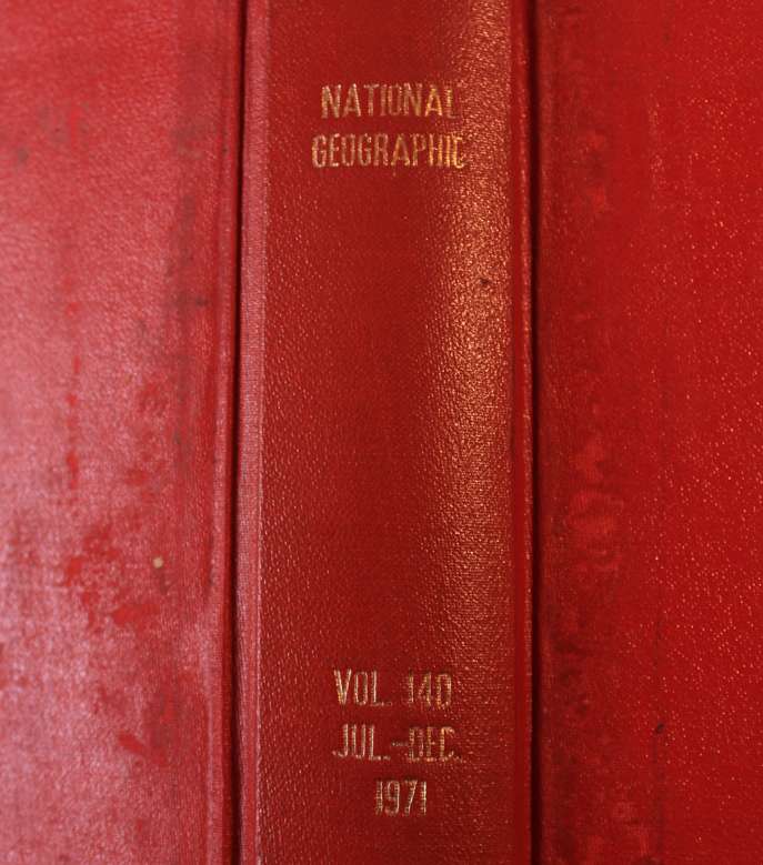 National Geographic Vol 140 July-Dec 1971 Hardcover Book