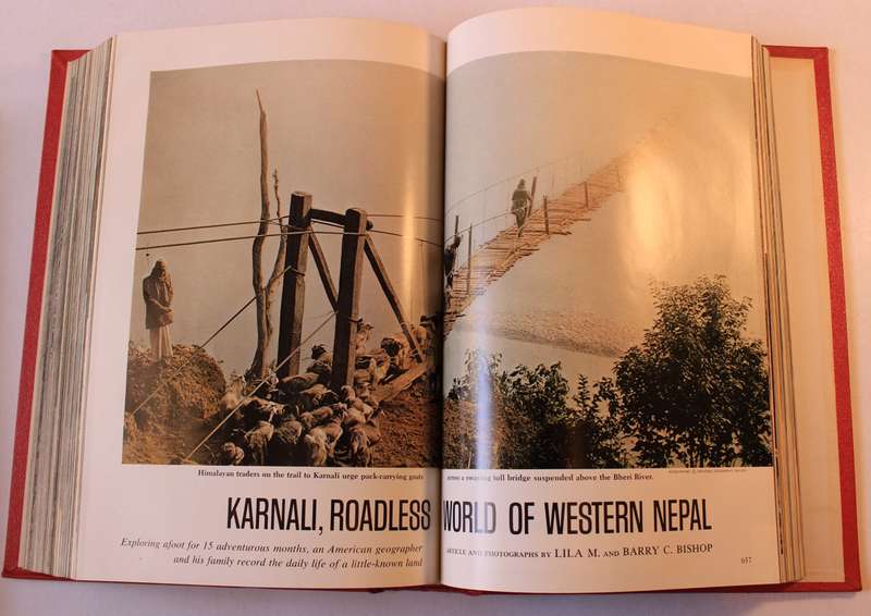 National Geographic Vol 140 July-Dec 1971 Hardcover Book