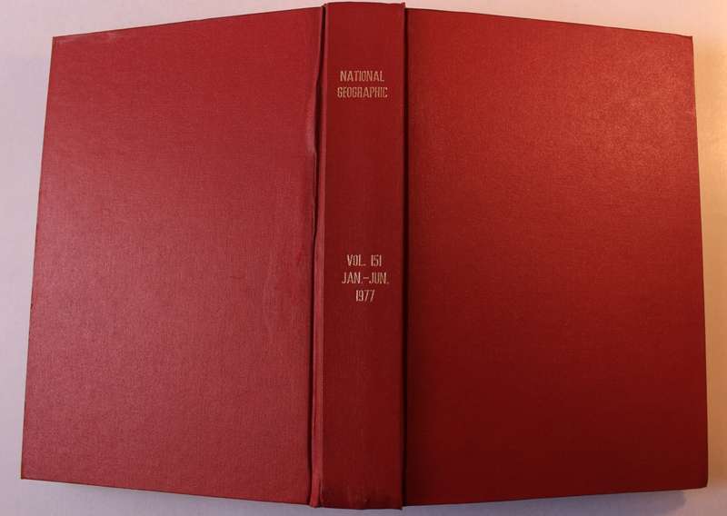 National Geographic Vol 151 Jan-Jun 1977 Hardcover Book