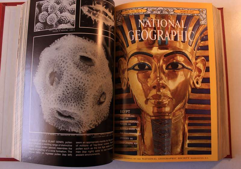 National Geographic Vol 151 Jan-Jun 1977 Hardcover Book