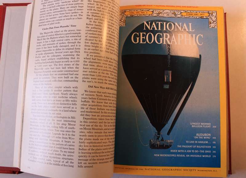 National Geographic Vol 151 Jan-Jun 1977 Hardcover Book