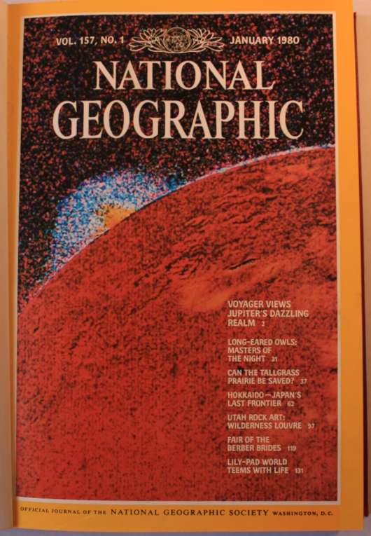 National Geographic Vol 157 Jan-June 1980 Hardcover Book.