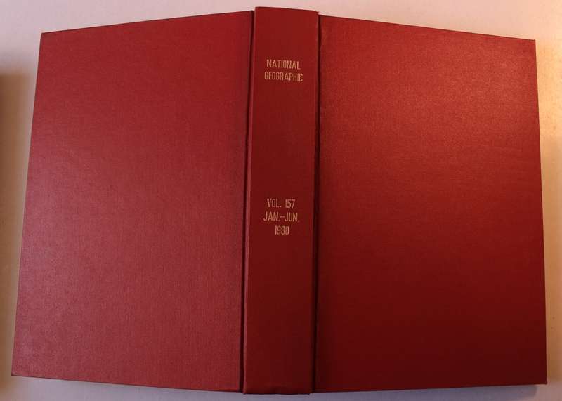 National Geographic Vol 157 Jan-June 1980 Hardcover Book.