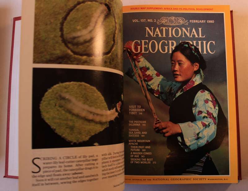 National Geographic Vol 157 Jan-June 1980 Hardcover Book.