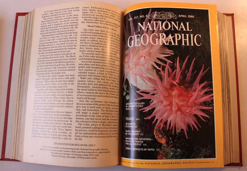 National Geographic Vol 157 Jan-June 1980 Hardcover Book.