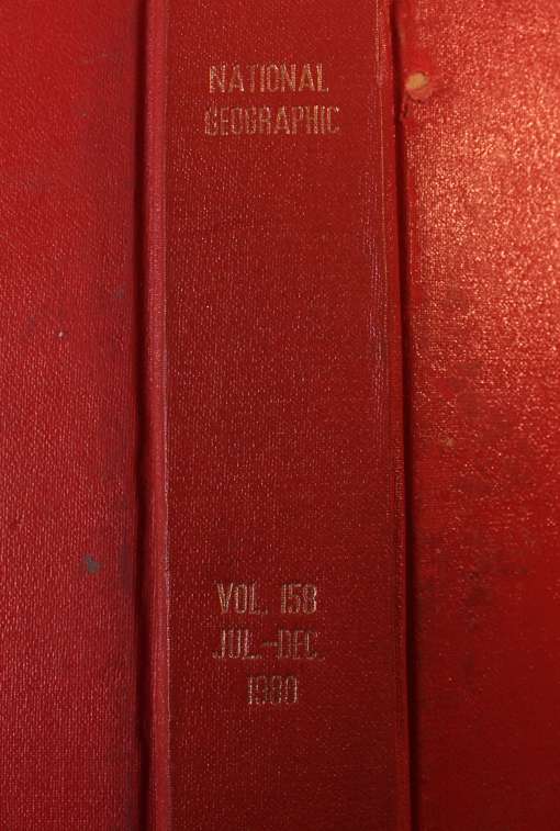 National Geographic Vol 158 July-Dec 1980 Hardcover Book
