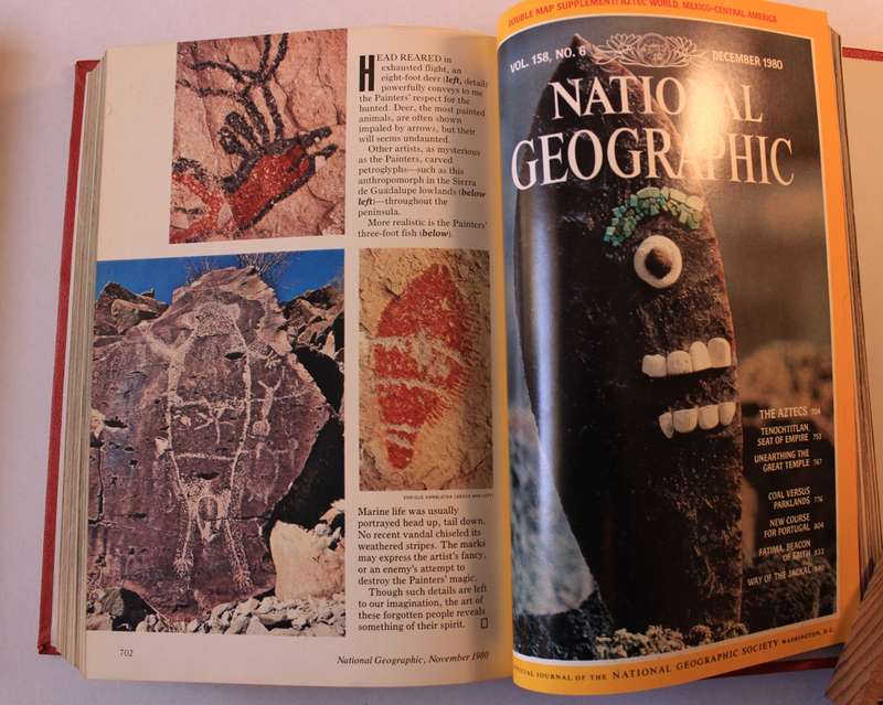 National Geographic Vol 158 July-Dec 1980 Hardcover Book