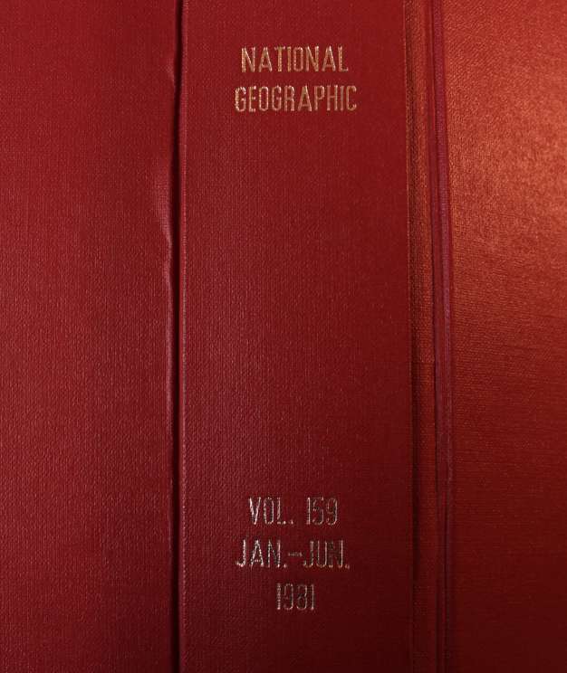 National Geographic Vol 159 Jan-June 1981 Hardcover Book
