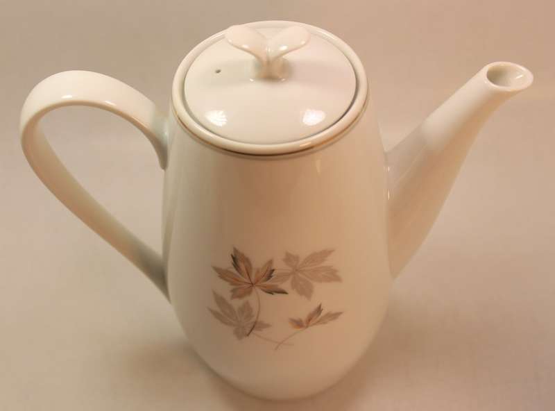 Vintage Noritake "Autumglory" Pattern 6323 Porcelain Coffee Pot, Creamer and Sugar Bowl