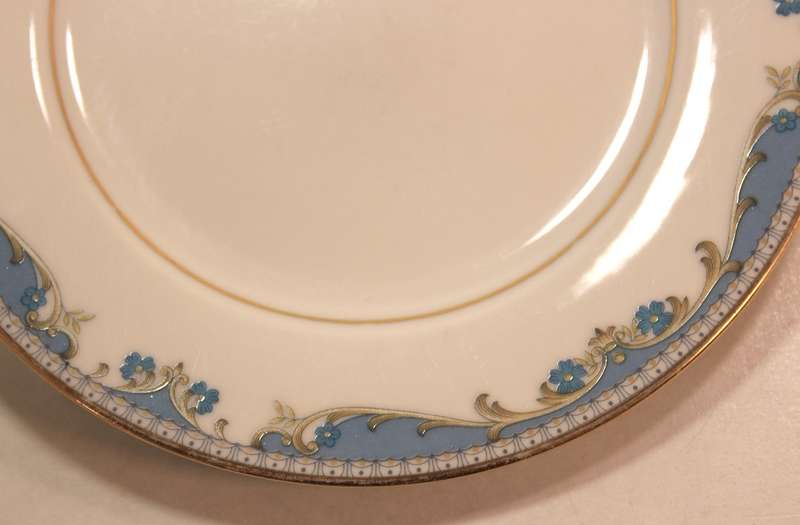 Vintage Pair of Noritake Oberlin #2486 Fine China Bread and Butter Plates