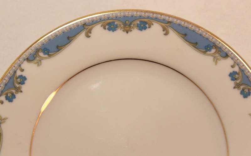 Vintage Pair of Noritake Oberlin #2486 Fine China Bread and Butter Plates