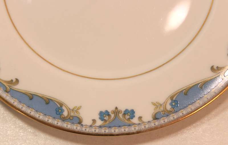 Vintage Pair of Noritake Oberlin #2486 Fine China Bread and Butter Plates