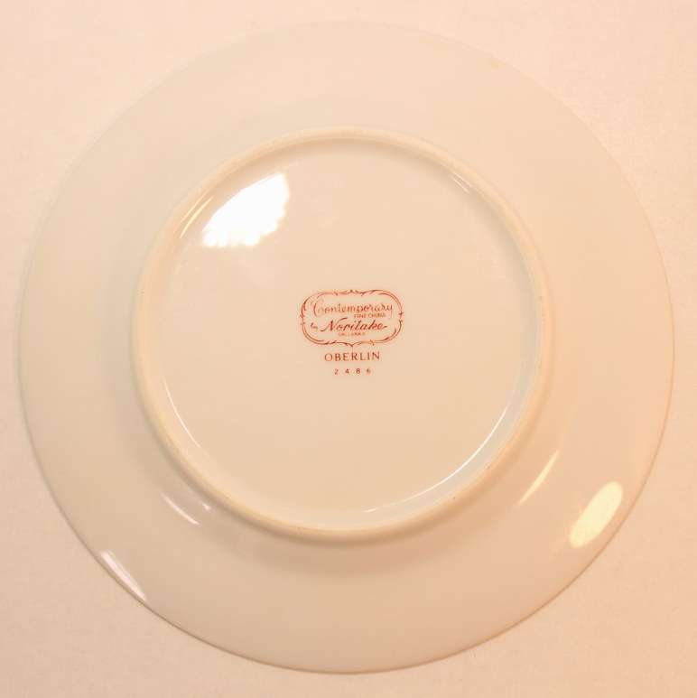 Vintage Pair of Noritake Oberlin #2486 Fine China Bread and Butter Plates