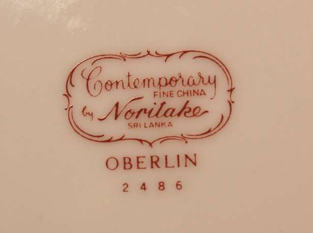 Vintage Pair of Noritake Oberlin #2486 Fine China Bread and Butter Plates.