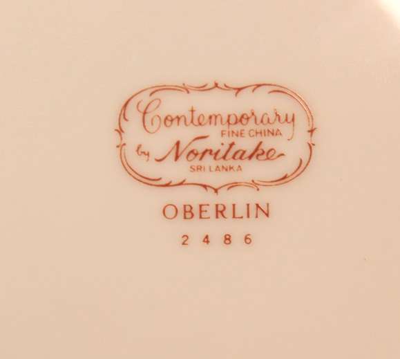 Vintage Pair of Noritake Oberlin #2486 Fine China Coupe Soup Bowls