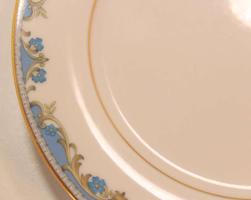Vintage Pair of Noritake Oberlin #2486 Fine China Salad Plates