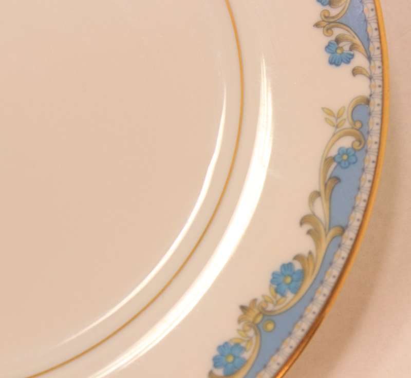Vintage Pair of Noritake Oberlin #2486 Fine China Salad Plates