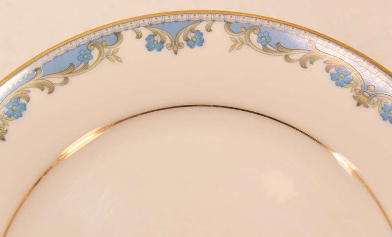 Vintage Pair of Noritake Oberlin #2486 Fine China Salad Plates
