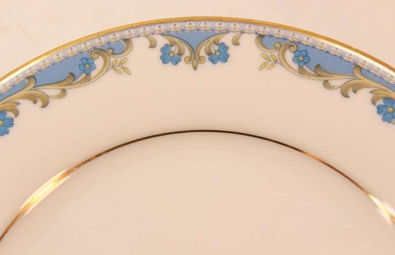 Vintage Pair of Noritake Oberlin #2486 Fine China Salad Plates