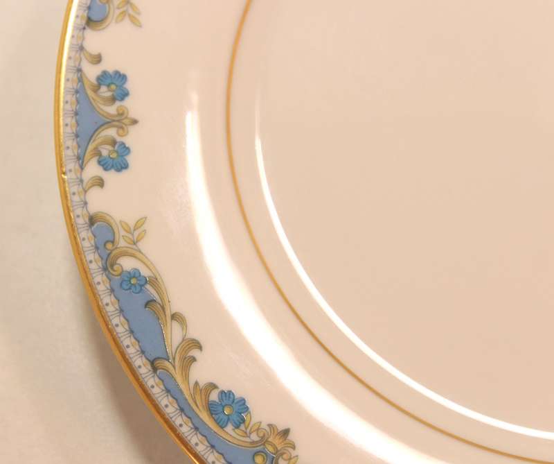 Vintage Pair of Noritake Oberlin #2486 Fine China Salad Plates