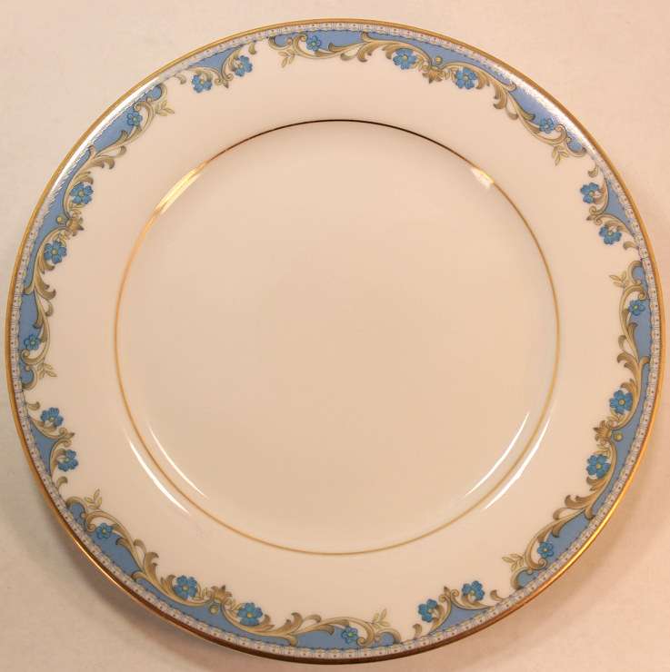 Vintage Pair of Noritake Oberlin #2486 Fine China Salad Plates