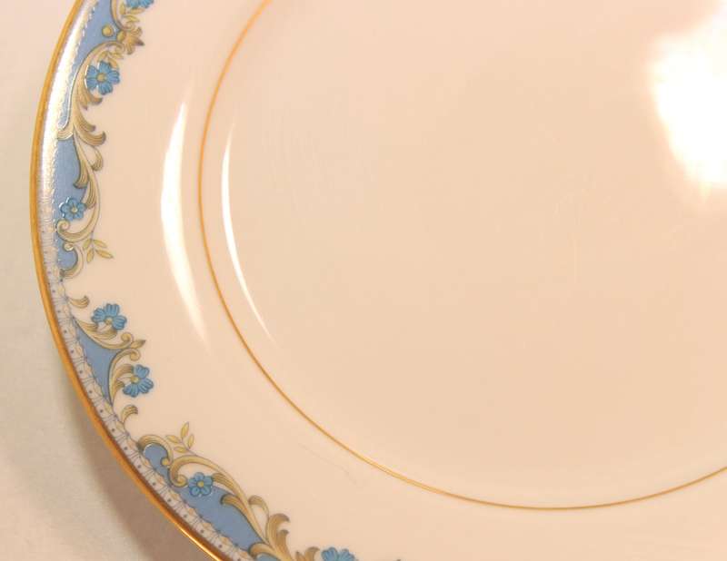 Vintage Pair of Noritake Oberlin #2486 Fine China Salad Plates