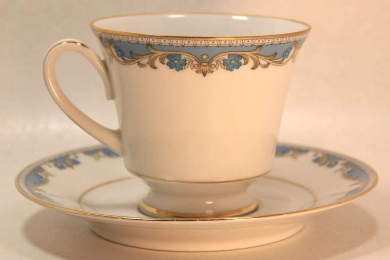 Vintage Noritake Oberlin #2486 Fine China Tea Cup and Saucer