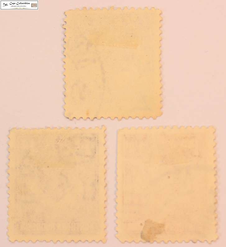 Northern Rhodesia 1/2 Penny, 1 Penny & 1 1/2 Penny 1938-1952 King George VI Stamp  (Scott 25,27,29)