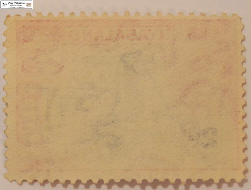 Nyasaland 2 Pence 1945 Map and Coat of Arms Stamp (Scott 71)