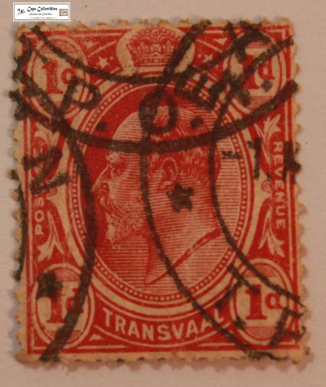 Transvaal 1 Penny 1902 Edward VII Stamp (Scott 253)