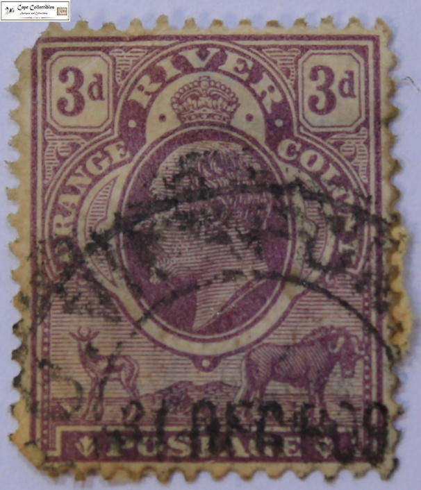 Orange River Colony 3 Pence 1903 Stamp (Scott 65)