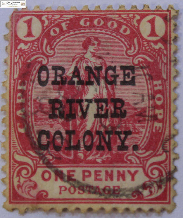 Orange River Colony 1 Penny Cape Of Good Hope Overprint 1898 Stamp (Scott 60)
