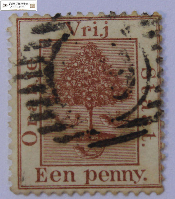 Oranje Vrij Staat 1 Penny 1883 Stamp (Scott 01)